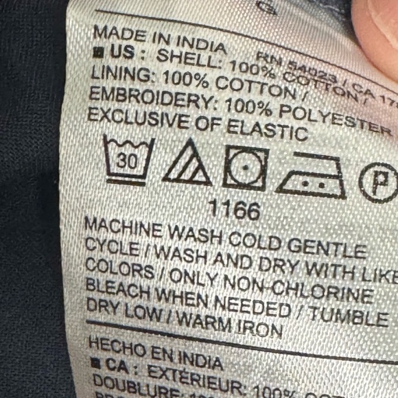 NWT Old Navy Waist-Defined Cutwork Mini Dress in Dusk Navy Blue Size Large - Picture 14 of 15